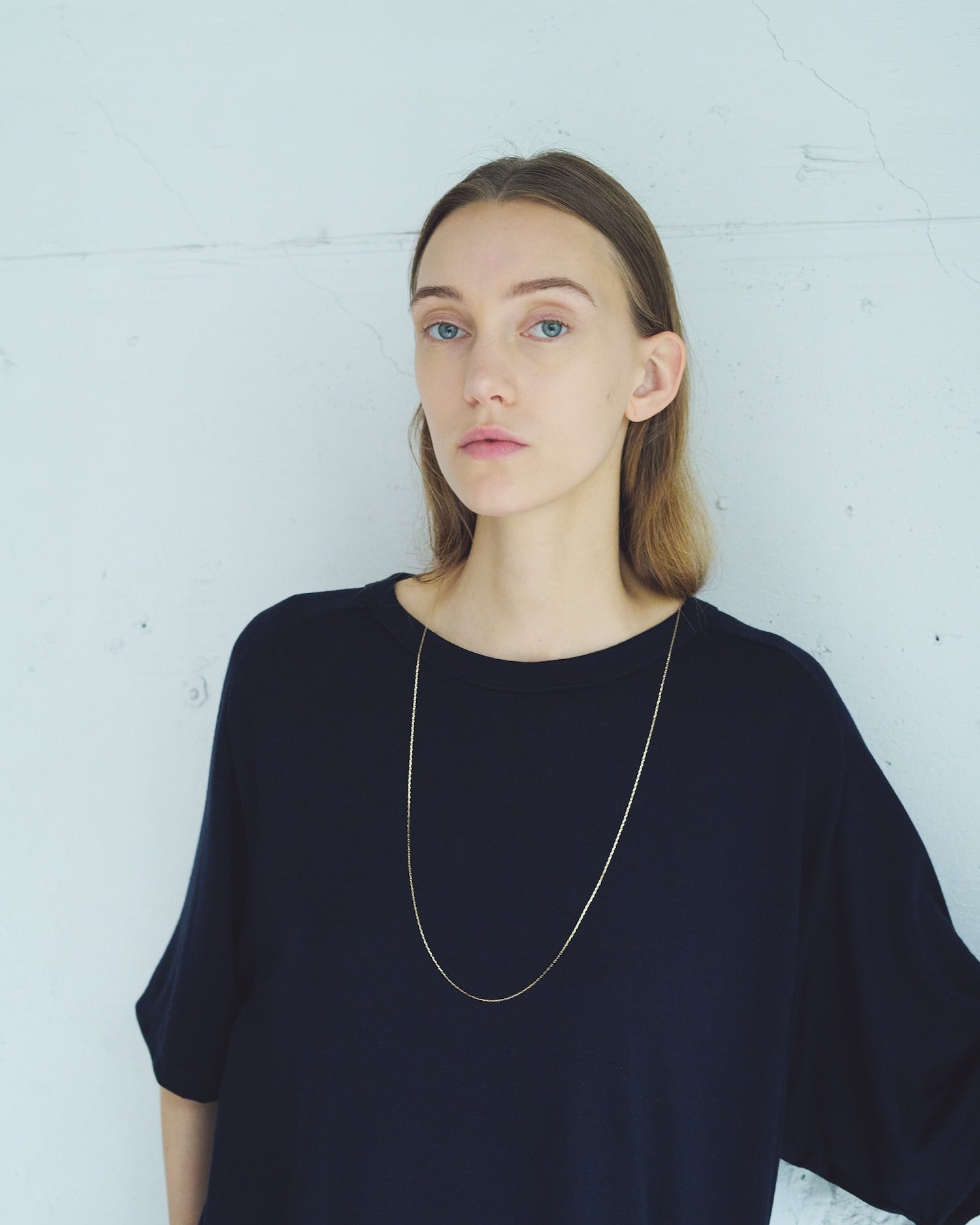 Crecsent Moon Necklace 90|K10YG