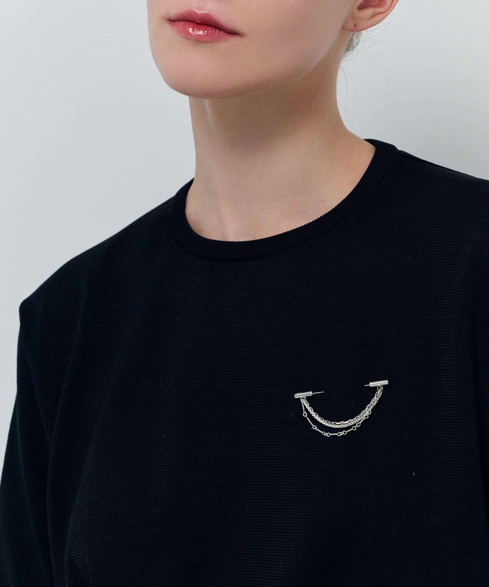 Drape Chain brooch|SV925