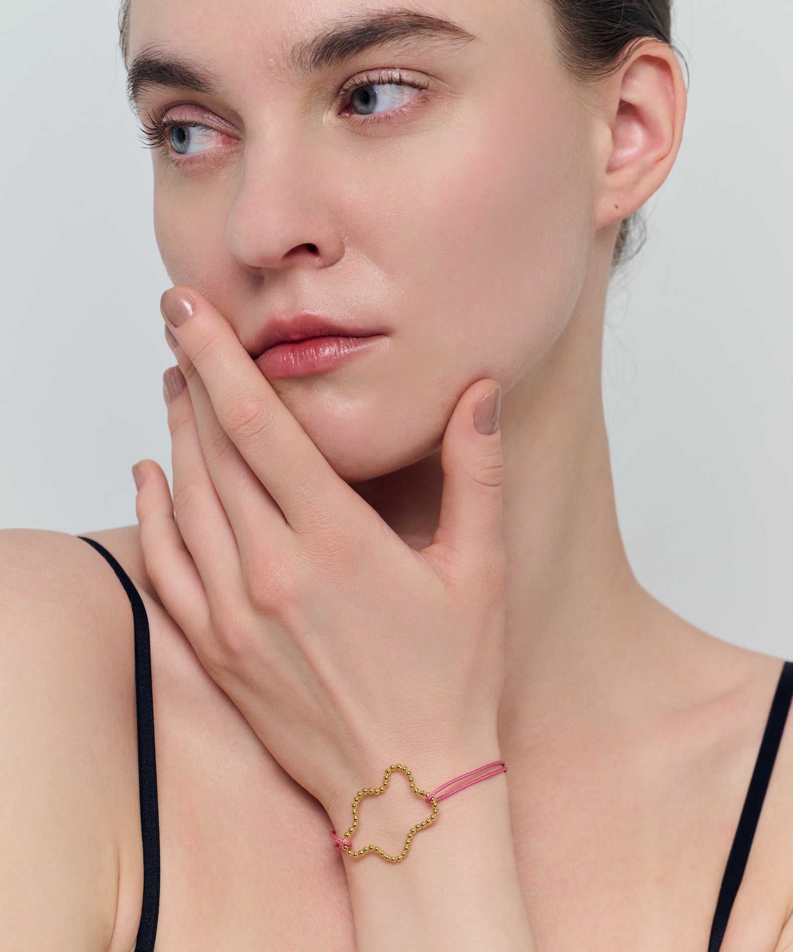 Cloud Ball Chain Cord Bracelet | SV925