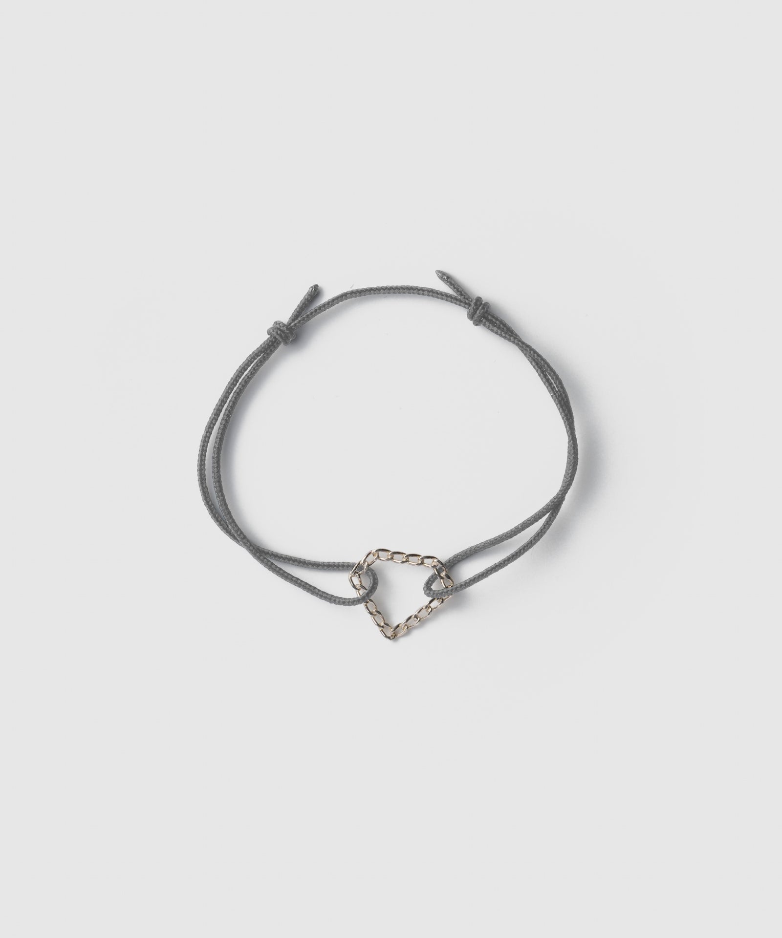 Diamond Long Curb Chian Cord Bracelet | SV925