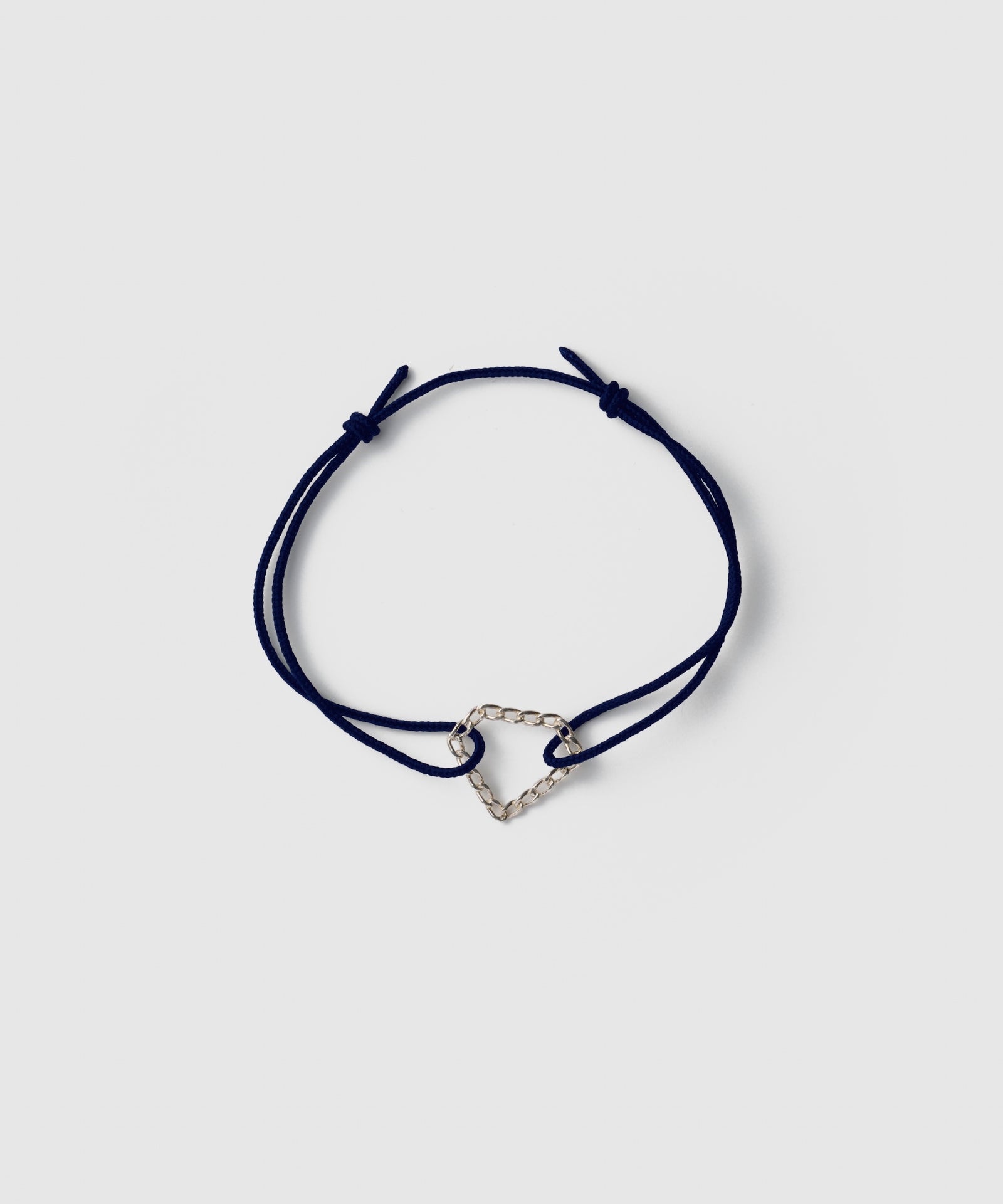 Diamond Long Curb Chian Cord Bracelet | SV925