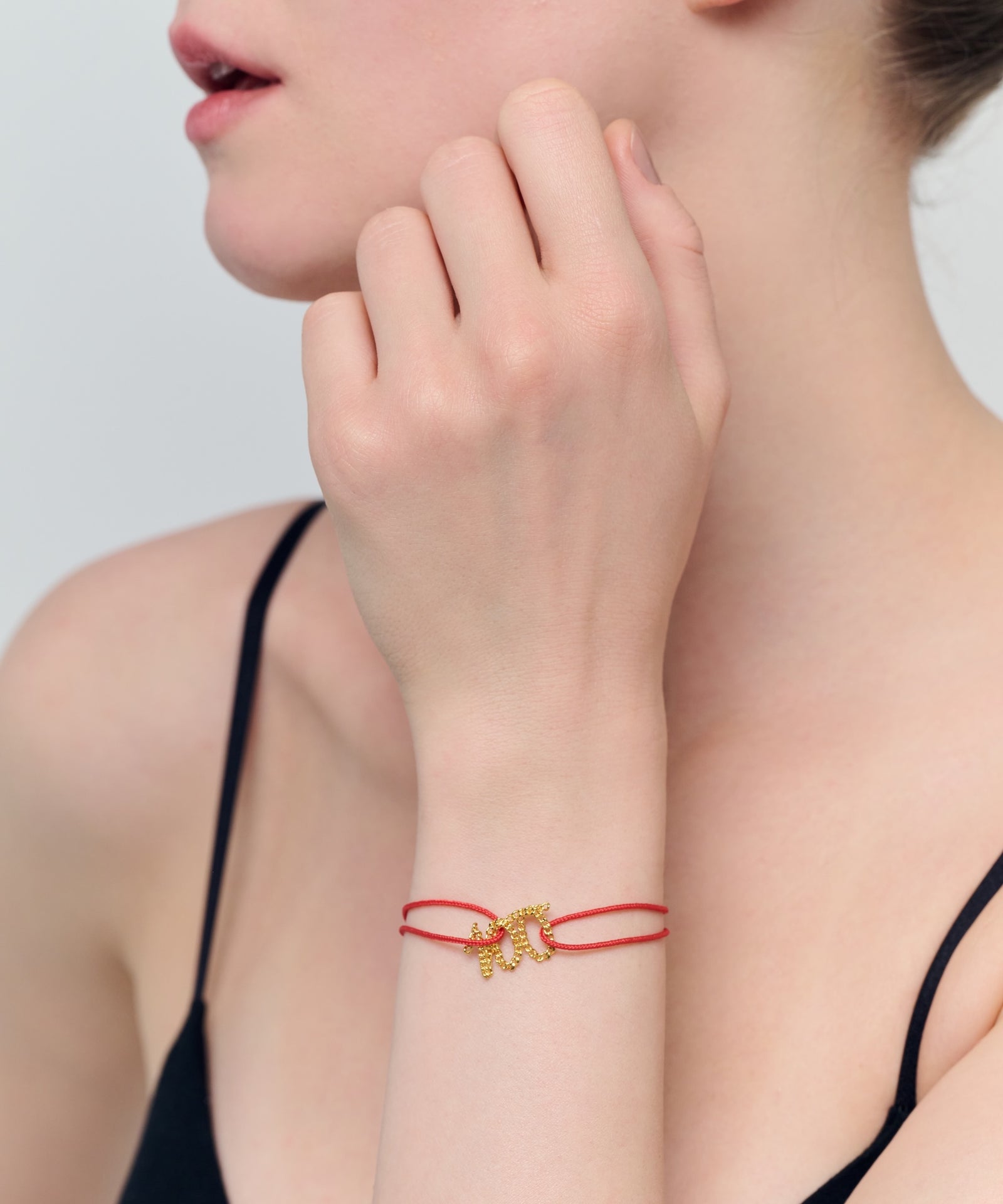 100 Curb Chain Cord Bracelet | SV925