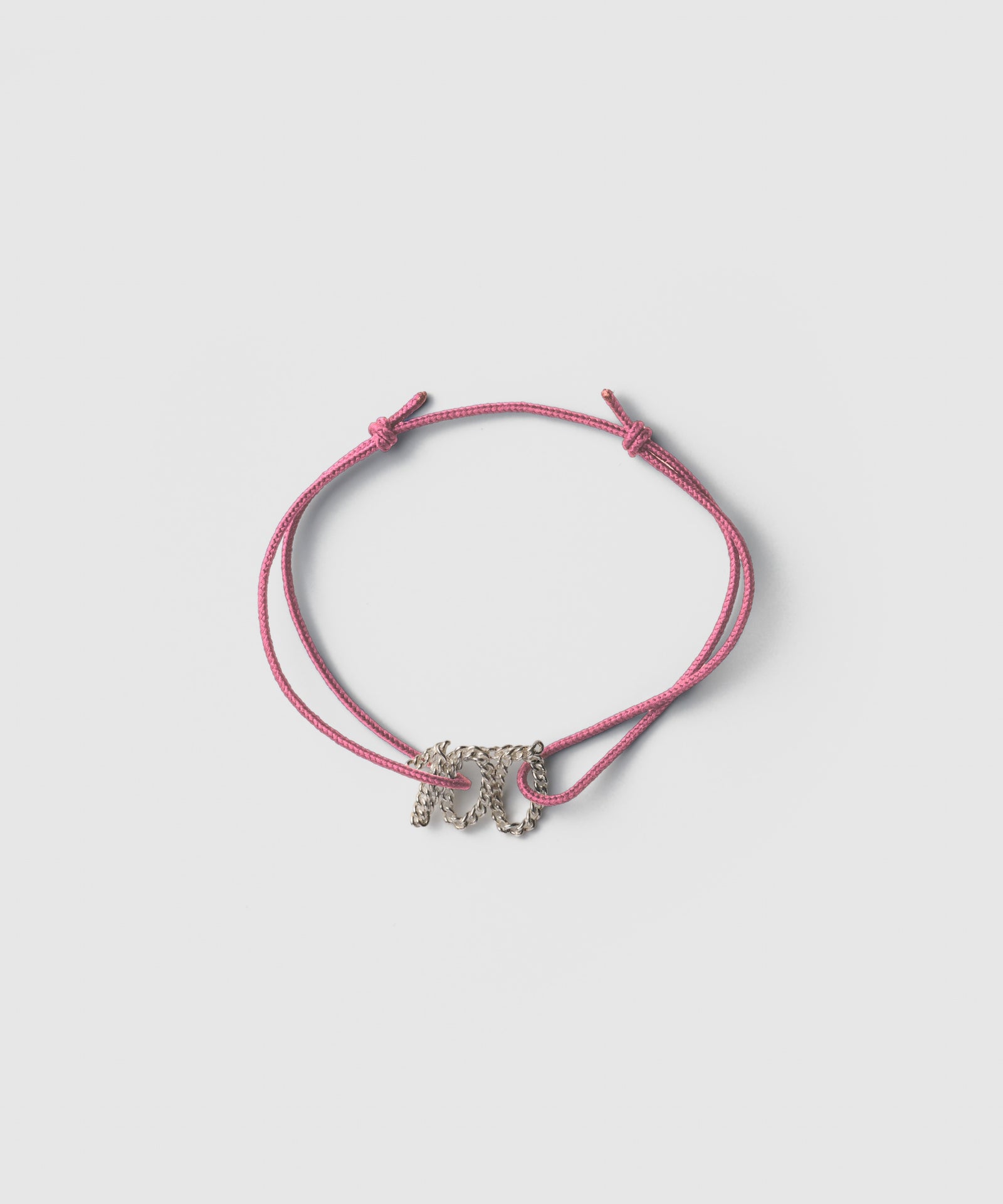 100 Curb Chain Cord Bracelet | SV925