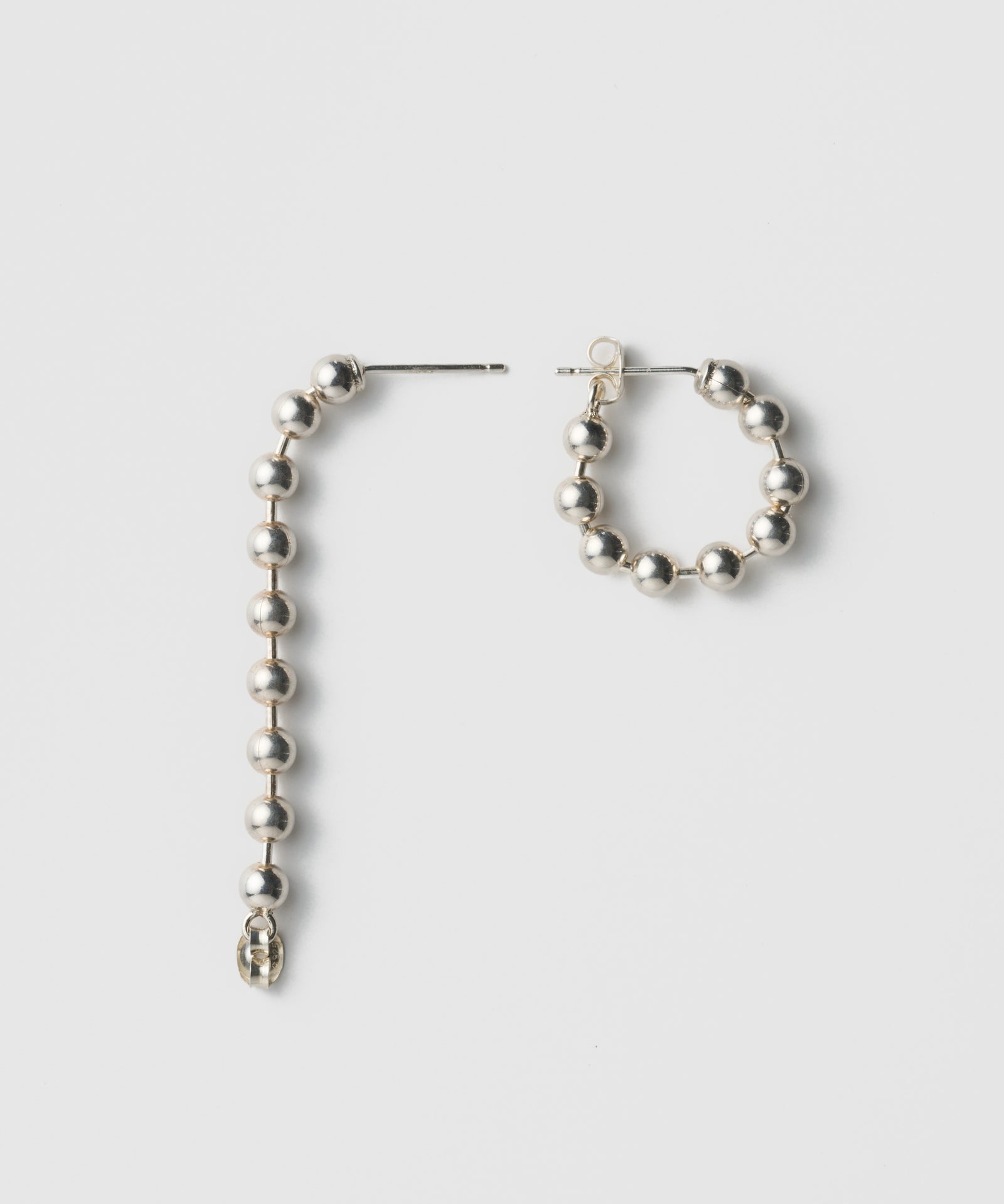 Bubble Chain Hoop Pierce | SV925