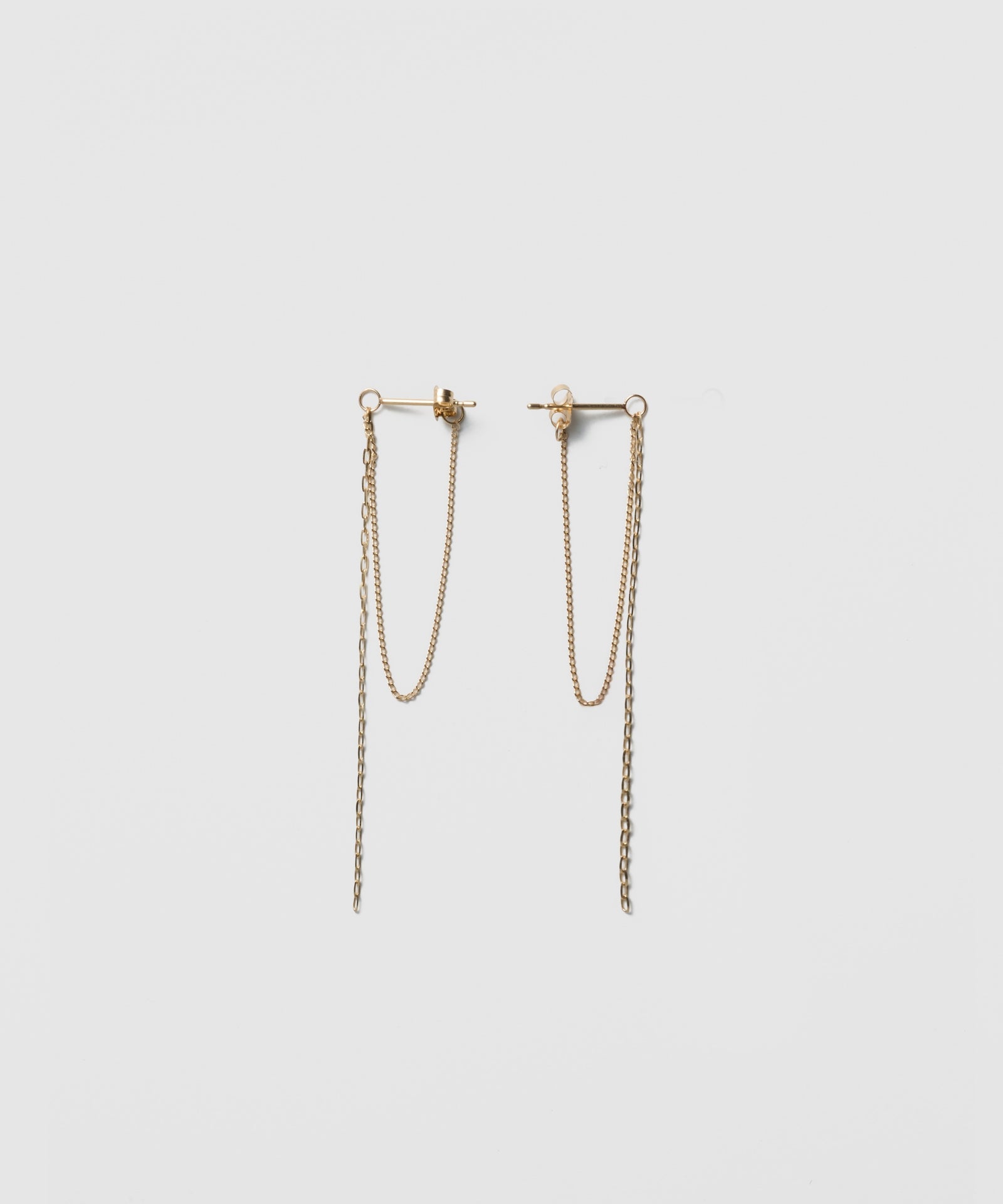 Duo Hoop Pierce|K10YG