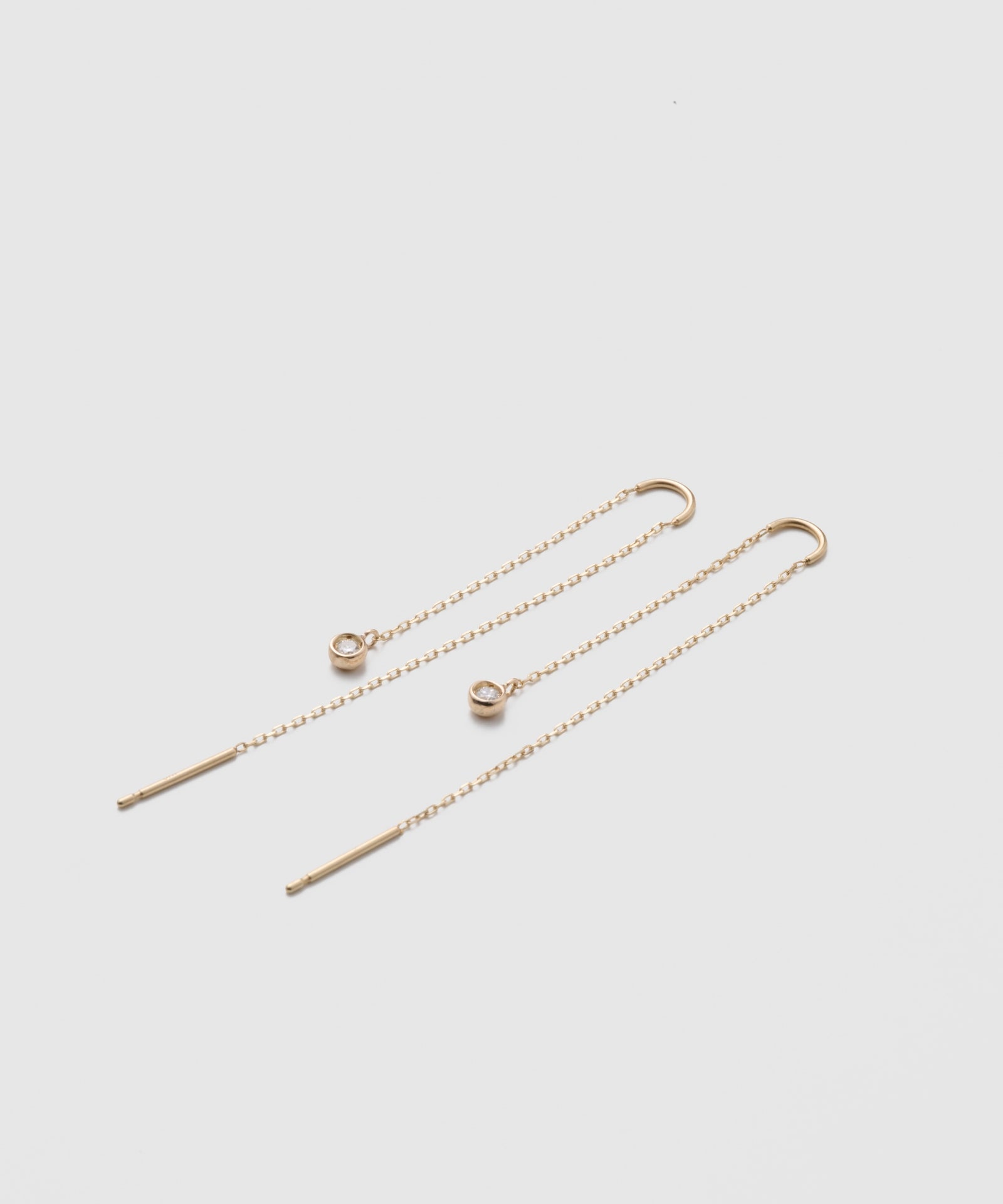 Diamond Loopie Pierce|K10YG / Diamond