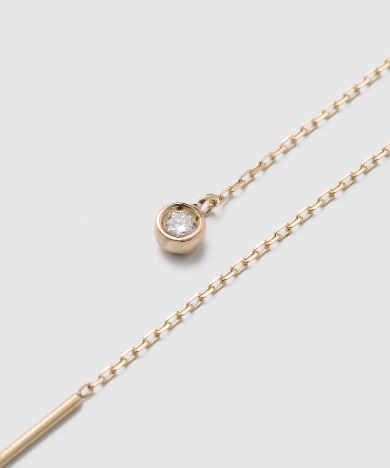 Diamond Loopie Pierce|K10YG / Diamond