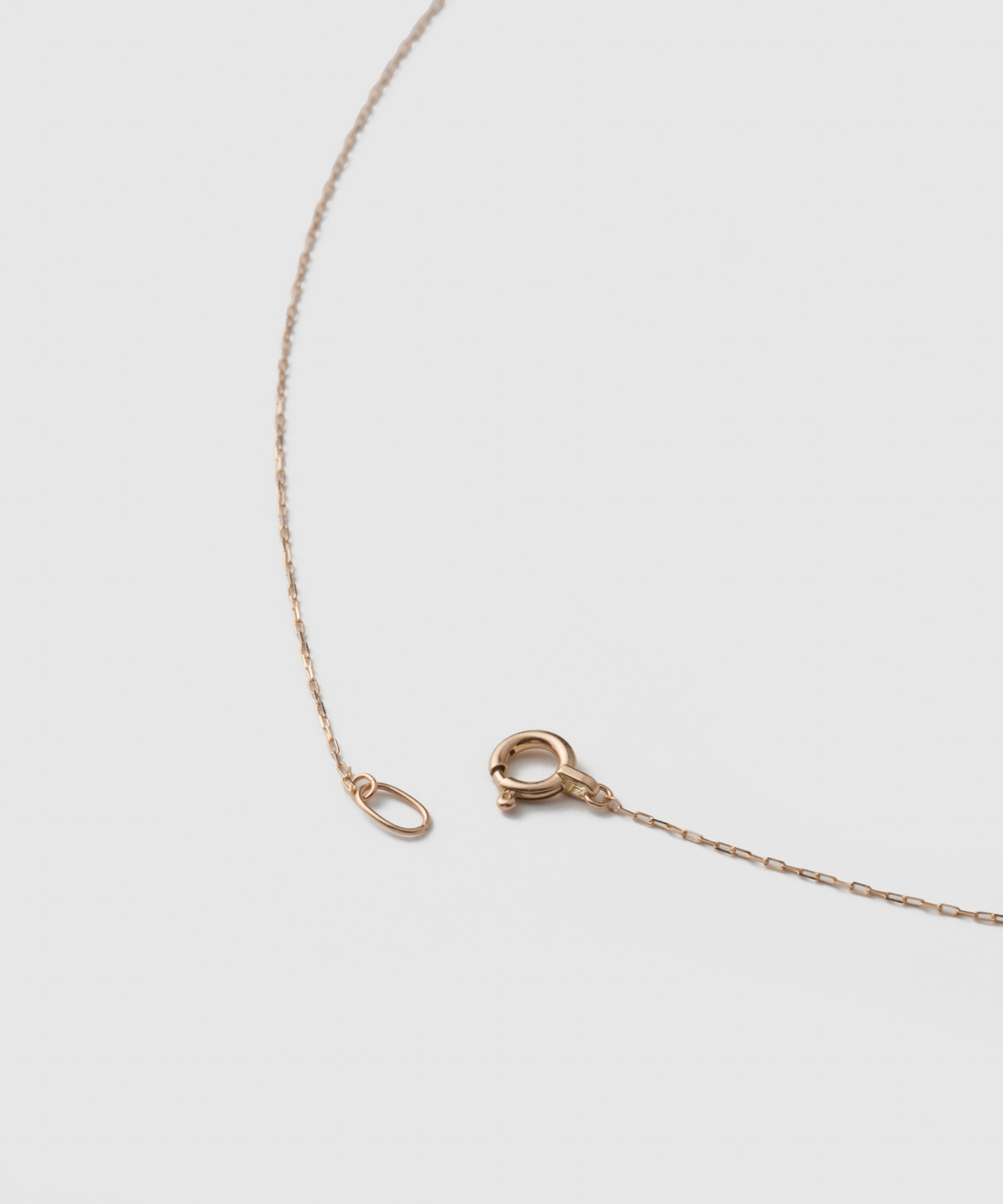 String Light Chain Necklace|K18PG