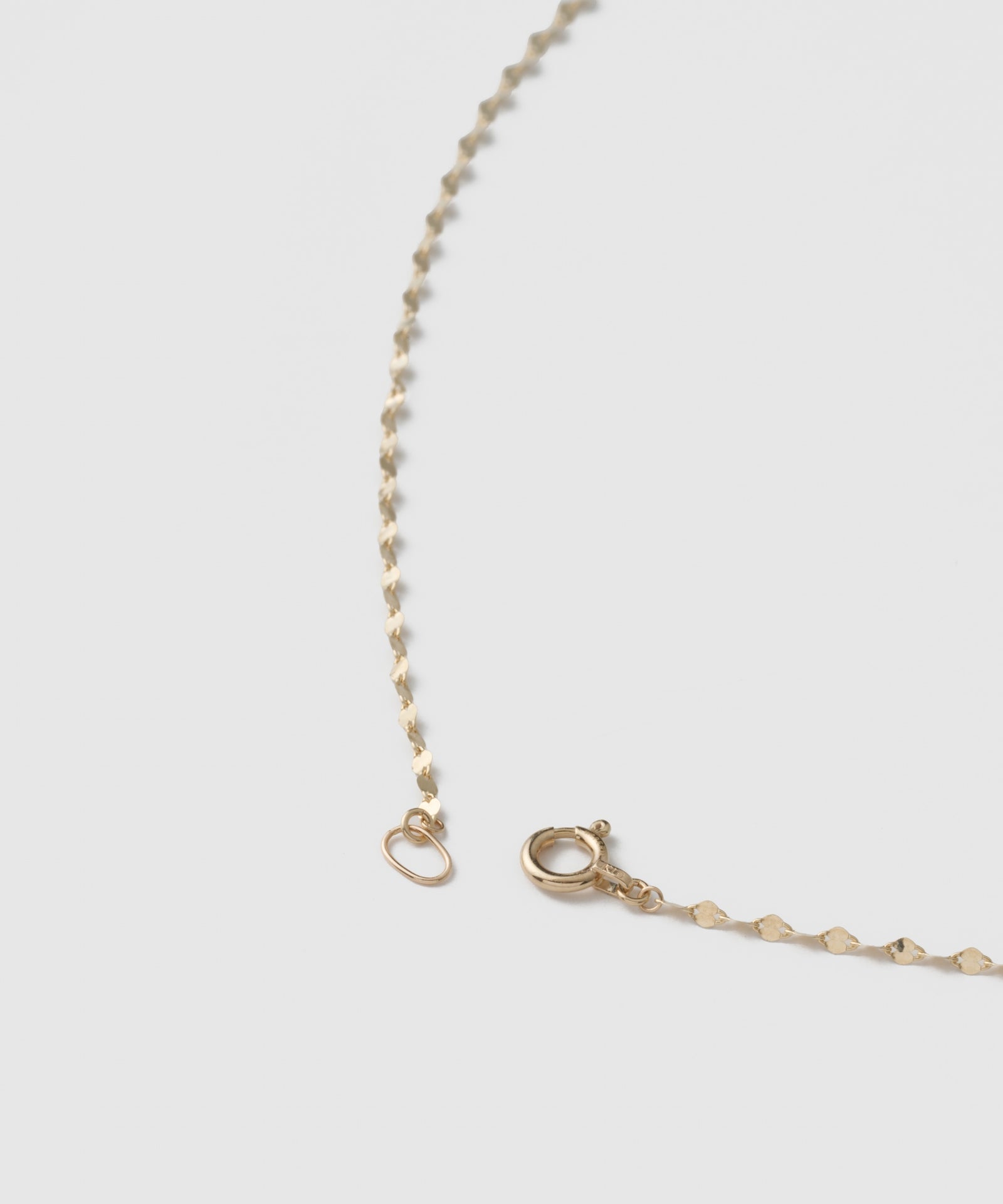 Pancake Chain Necklace | K10YG