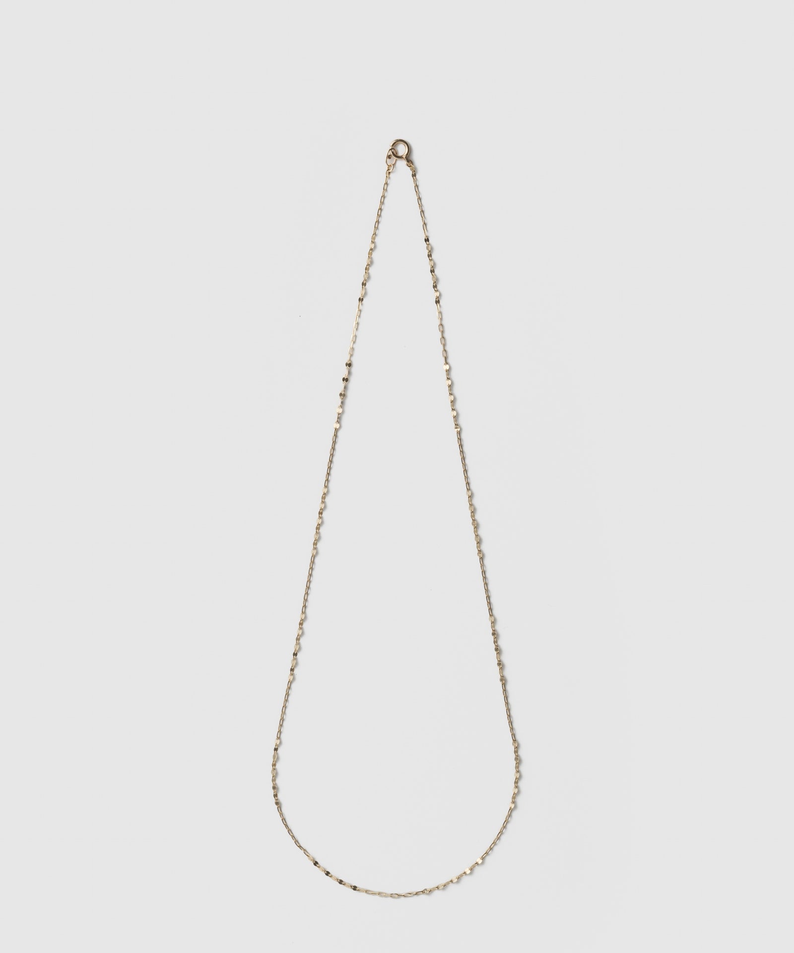 Mix Pancake Chain Necklace | K10YG