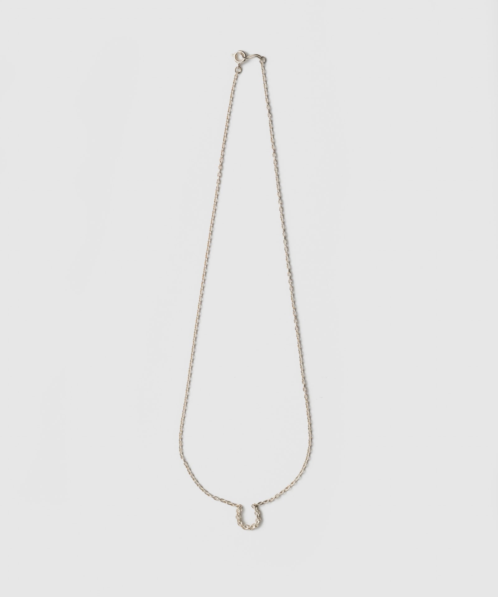 Horseshoe Oval Chian Necklace | SV925