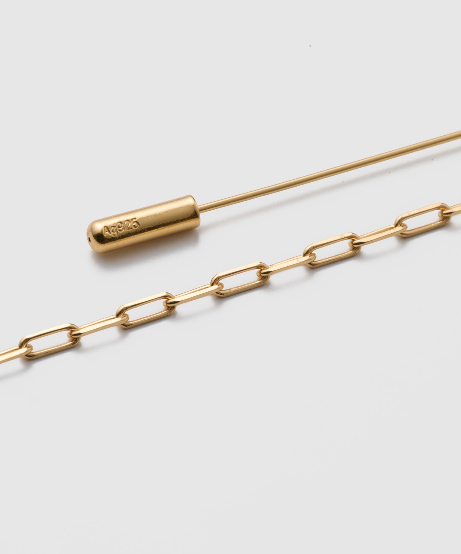 Drop Long Chain brooch|SV925