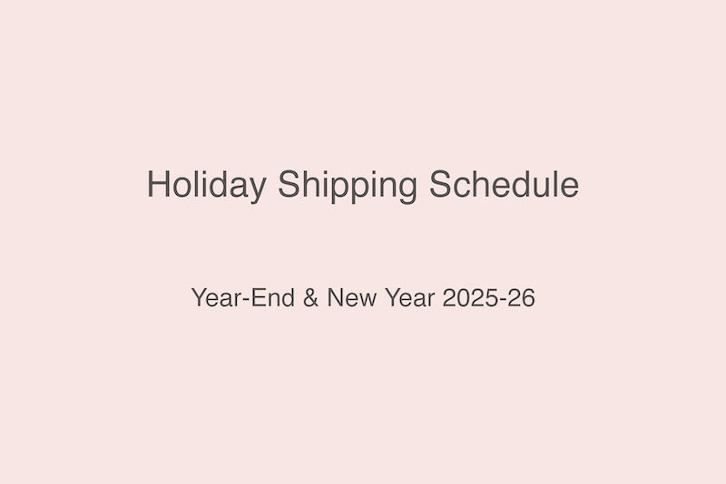 2025-26年｜年末年始発送業務休止のお知らせ
