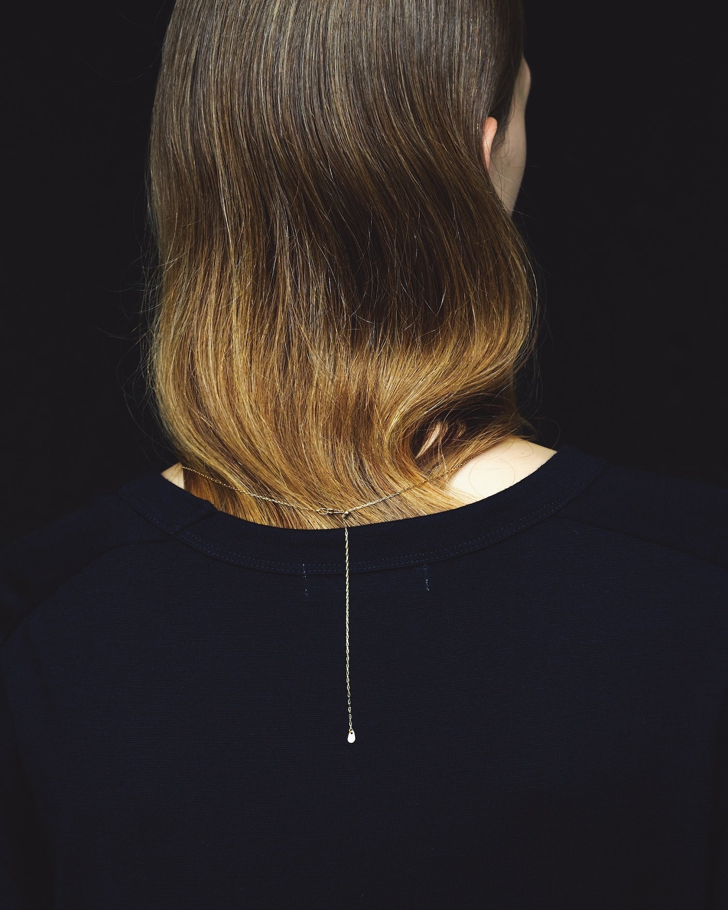 Crecsent Moon Necklace 90｜K10YG