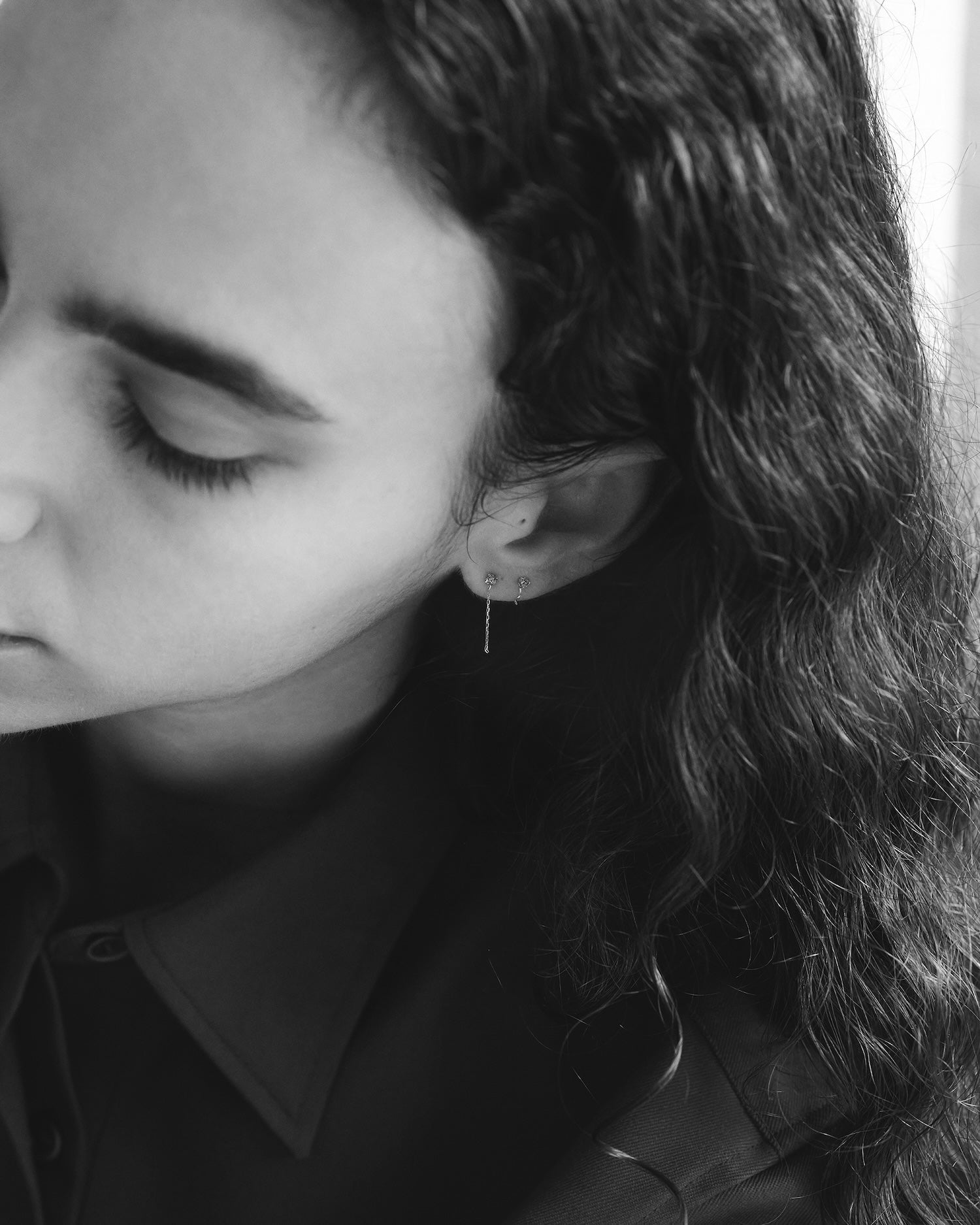 Entanglement Studs pierce 0.5｜Pt850