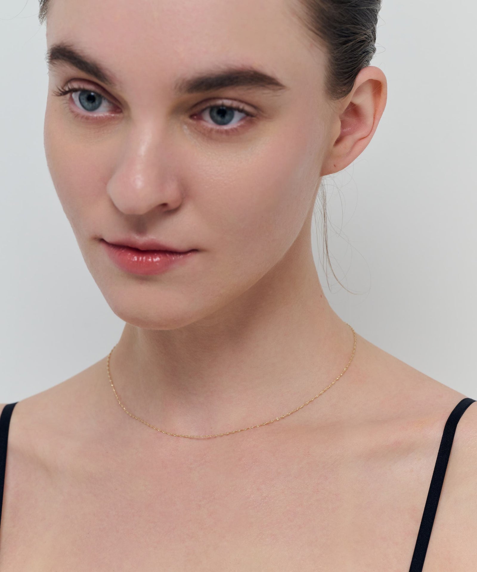 Curl Chain Necklace｜K18YG