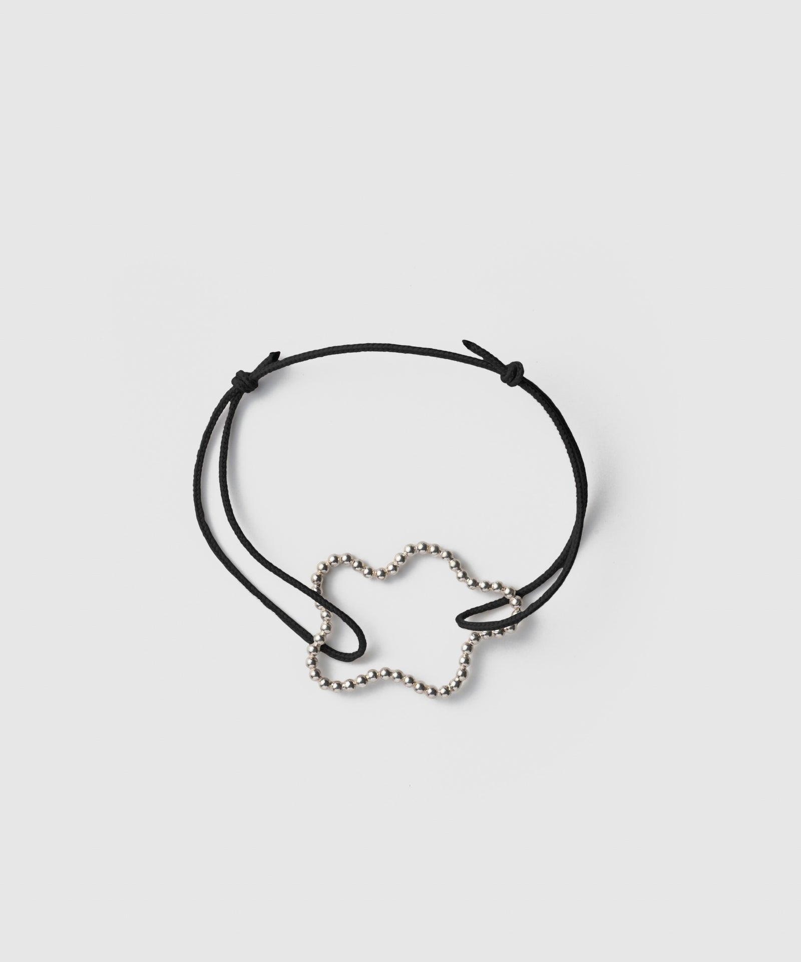 Cloud Ball Chain Cord Bracelet | SV925
