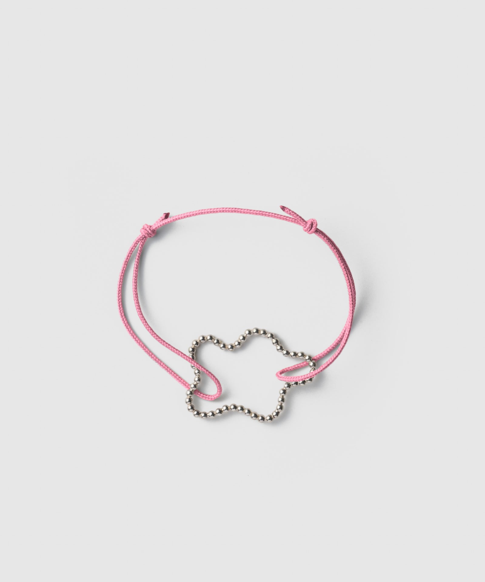Cloud Ball Chain Cord Bracelet | SV925