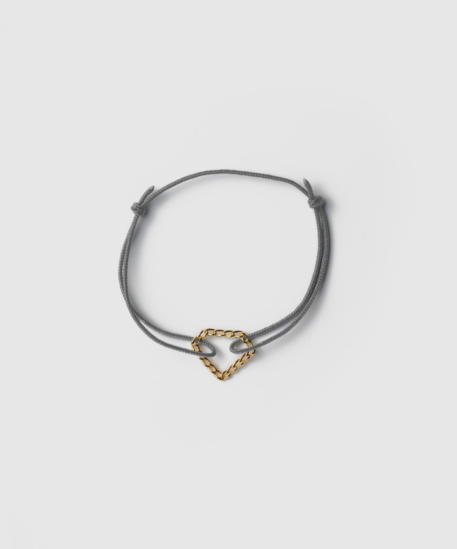 Diamond Long Curb Chian Cord Bracelet | SV925