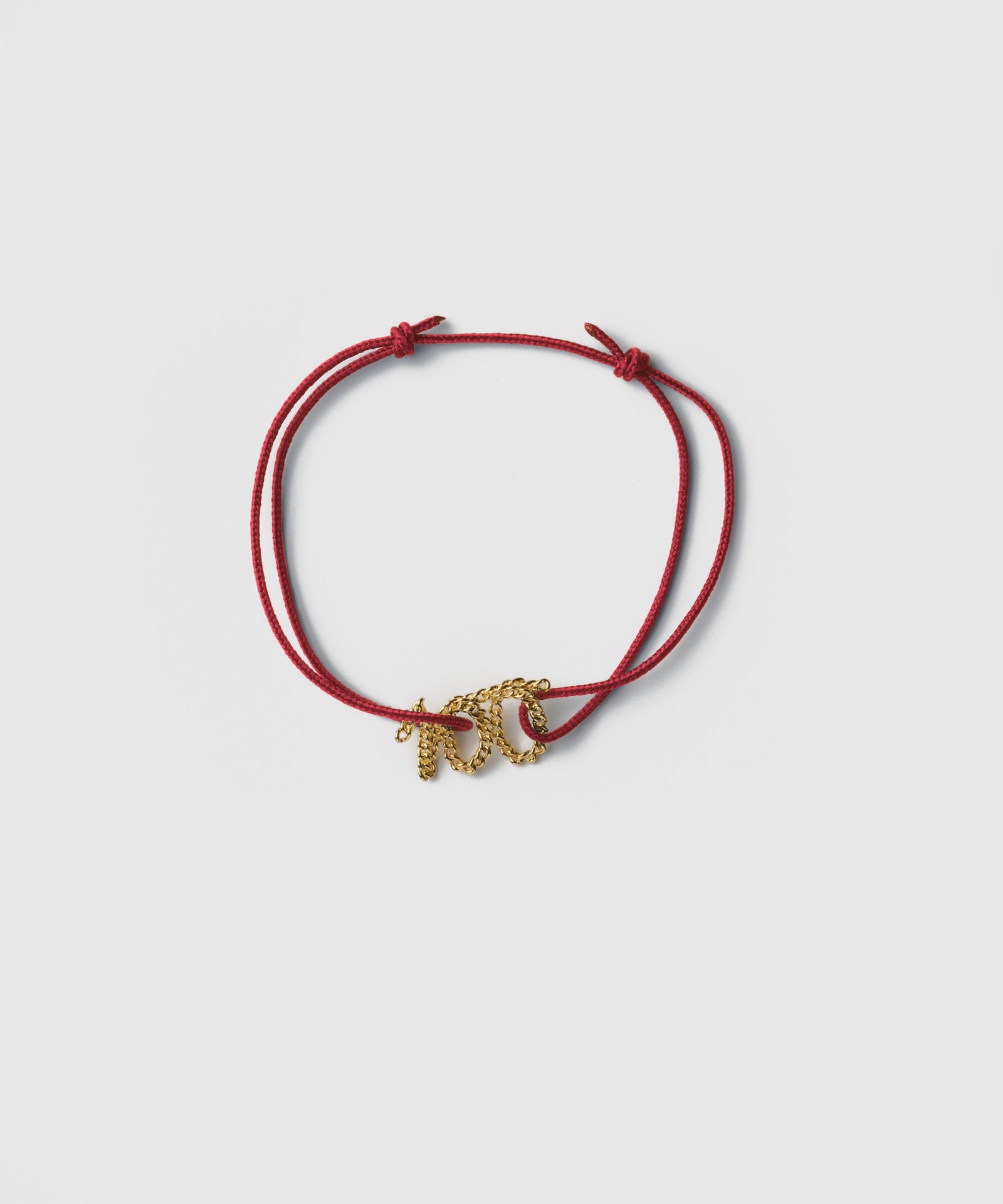 100 Curb Chain Cord Bracelet | SV925