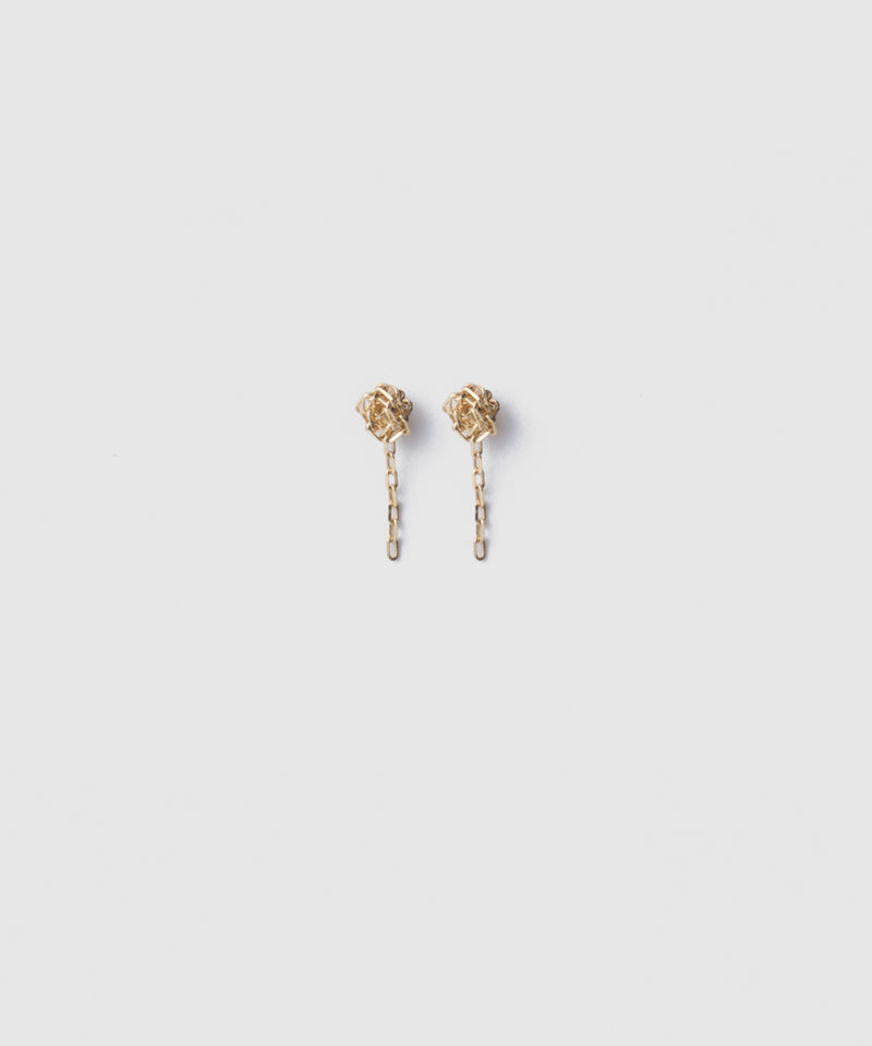 Entanglement Studs pierce 0.5｜K10YG