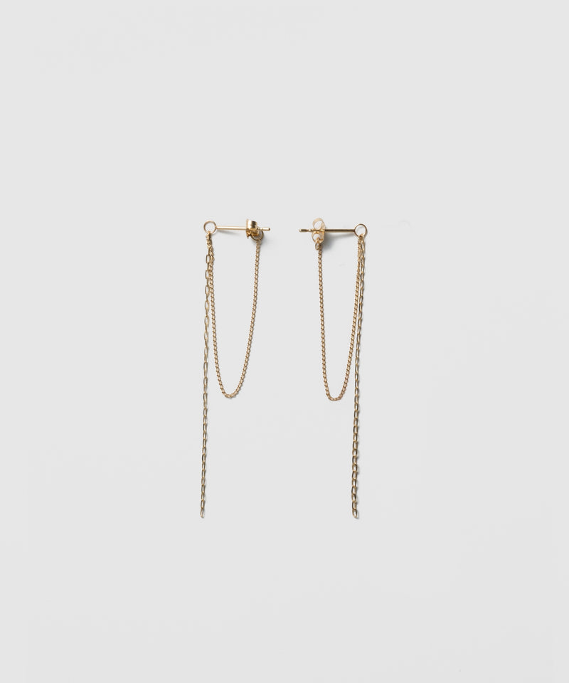 Duo Hoop Pierce｜K10YG