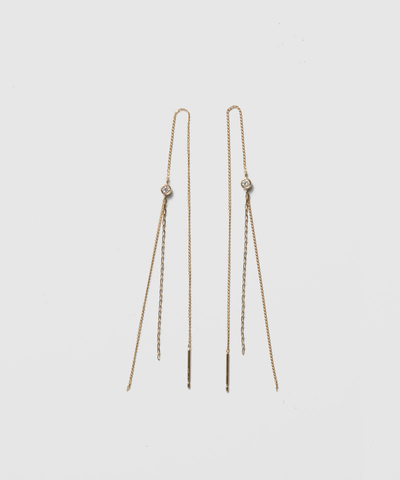 Duo Pierce w/Diamond｜K10YG