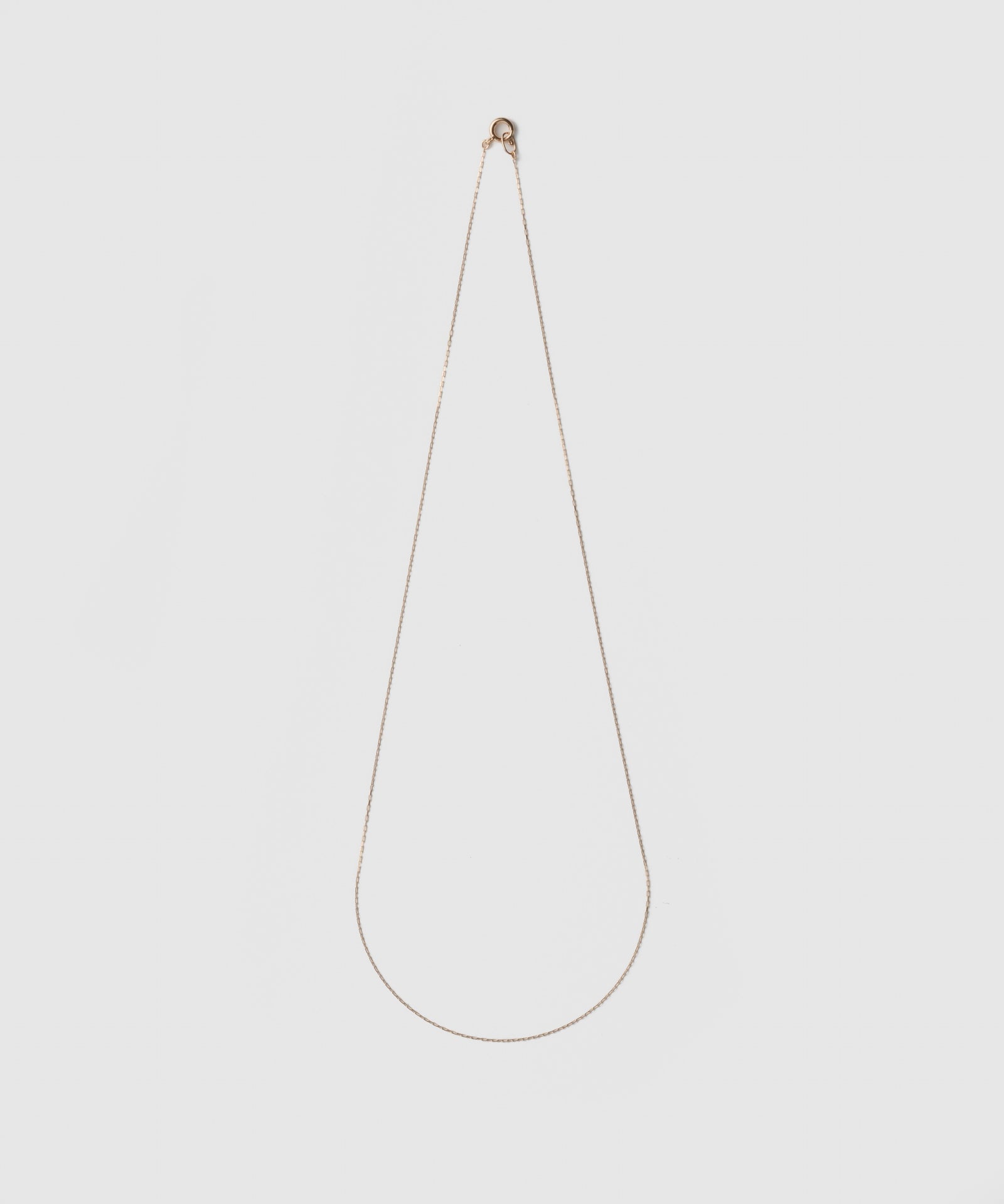 String Light Chain Necklace｜K18PG