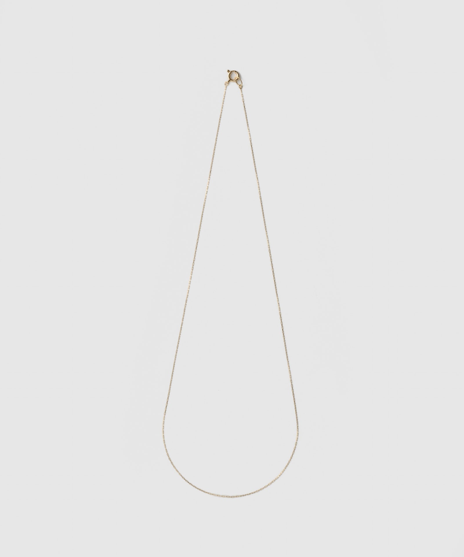 String Light Chain Necklace｜K18YG