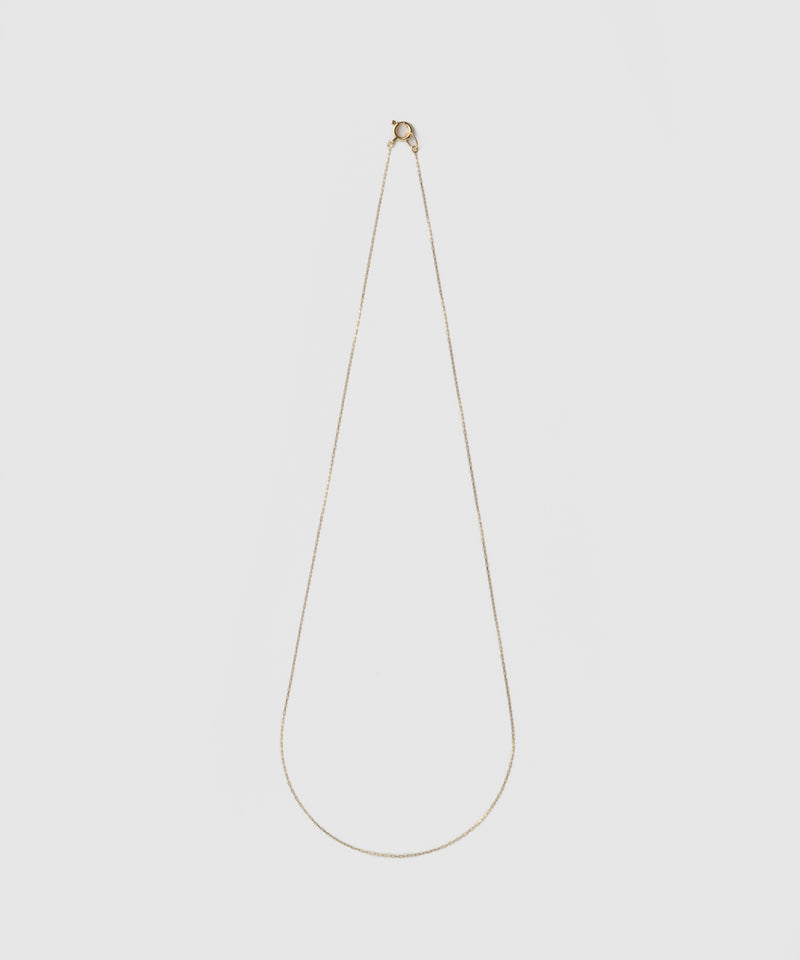 String Light Chain Necklace｜K18YG