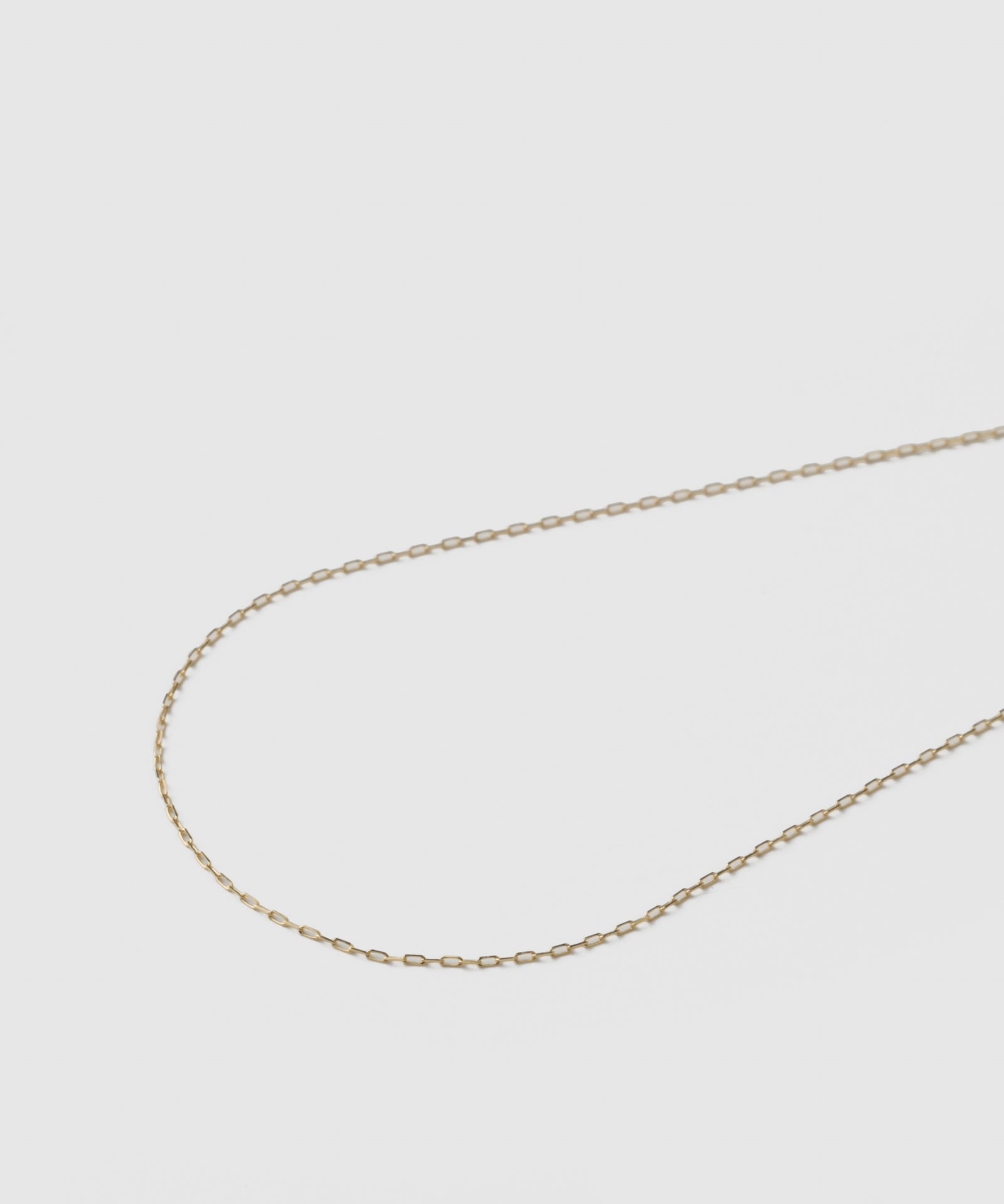 String Light Chain Necklace｜K18YG