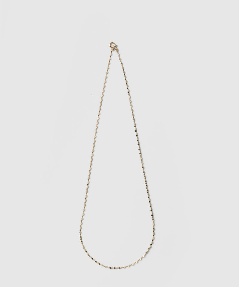 Pancake Chain Necklace | K10YG