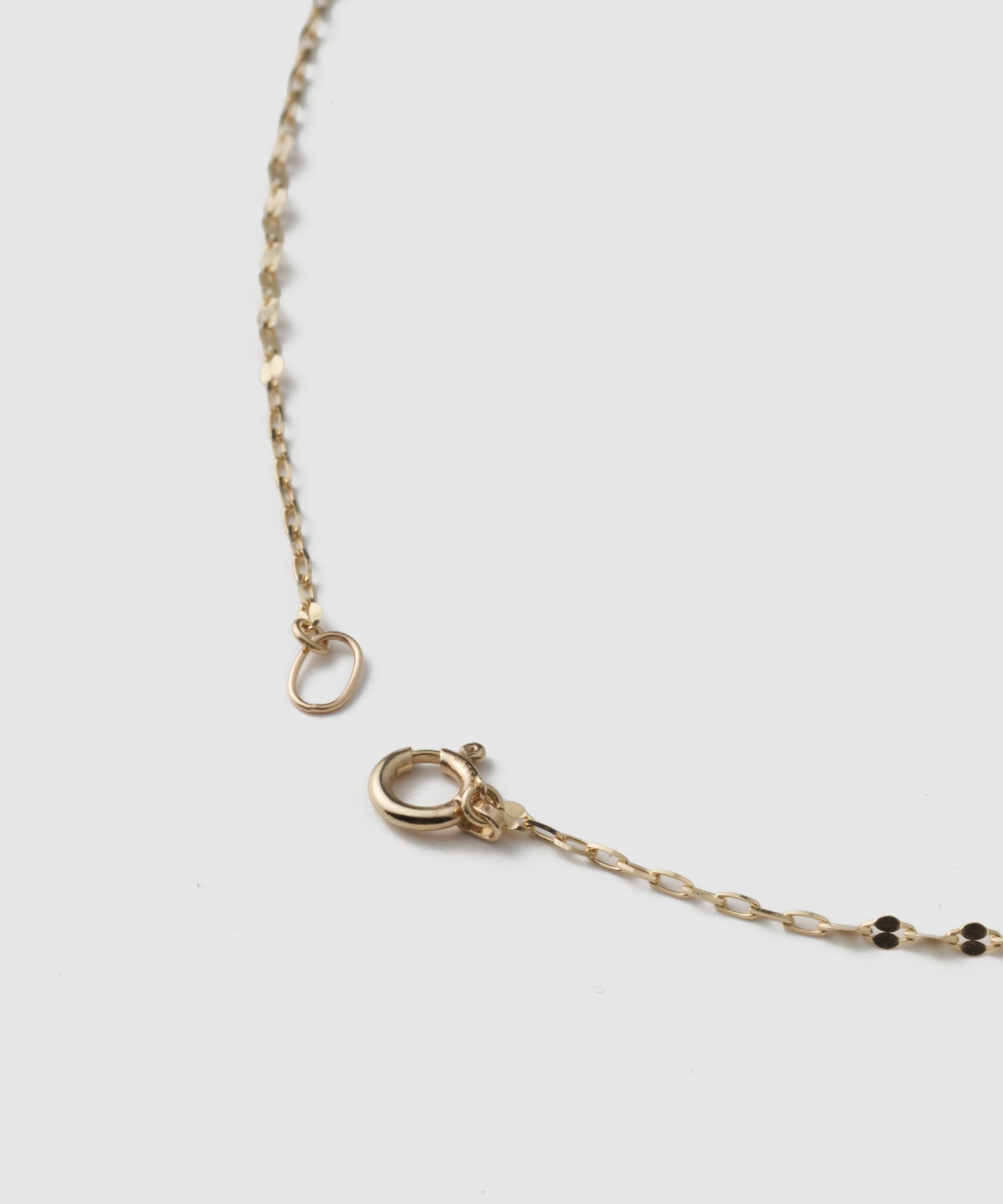 Mix Pancake Chain Necklace | K10YG