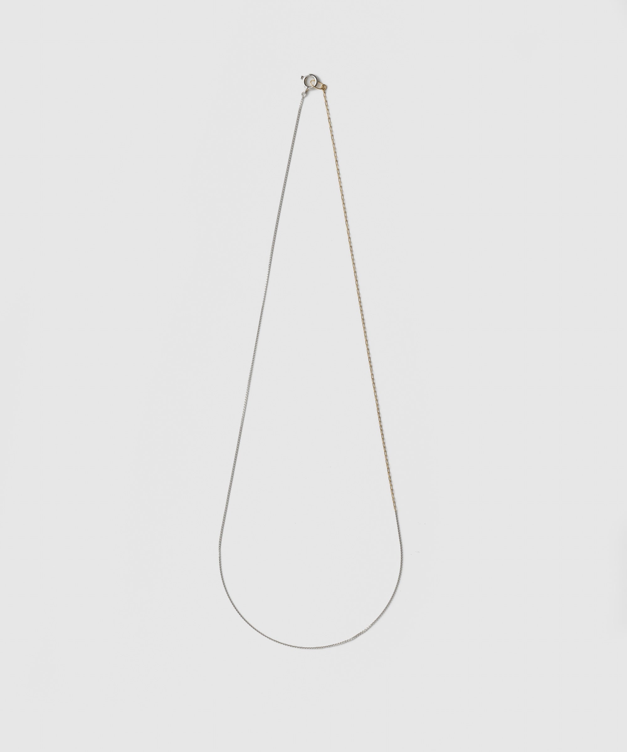 Asymmetric Chain Necklace 3(PT) : 2(K10) – wePERM