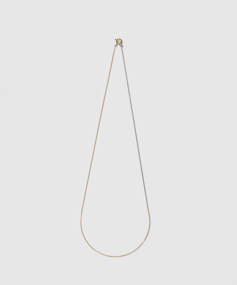 Asymmetric  Chain Necklace 3(K10) : 2(PT)