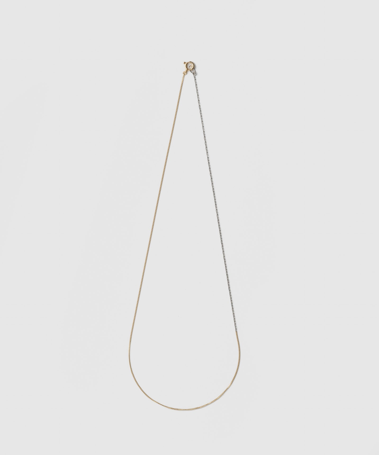 Asymmetric  Chain Necklace 3(K10) : 2(PT)