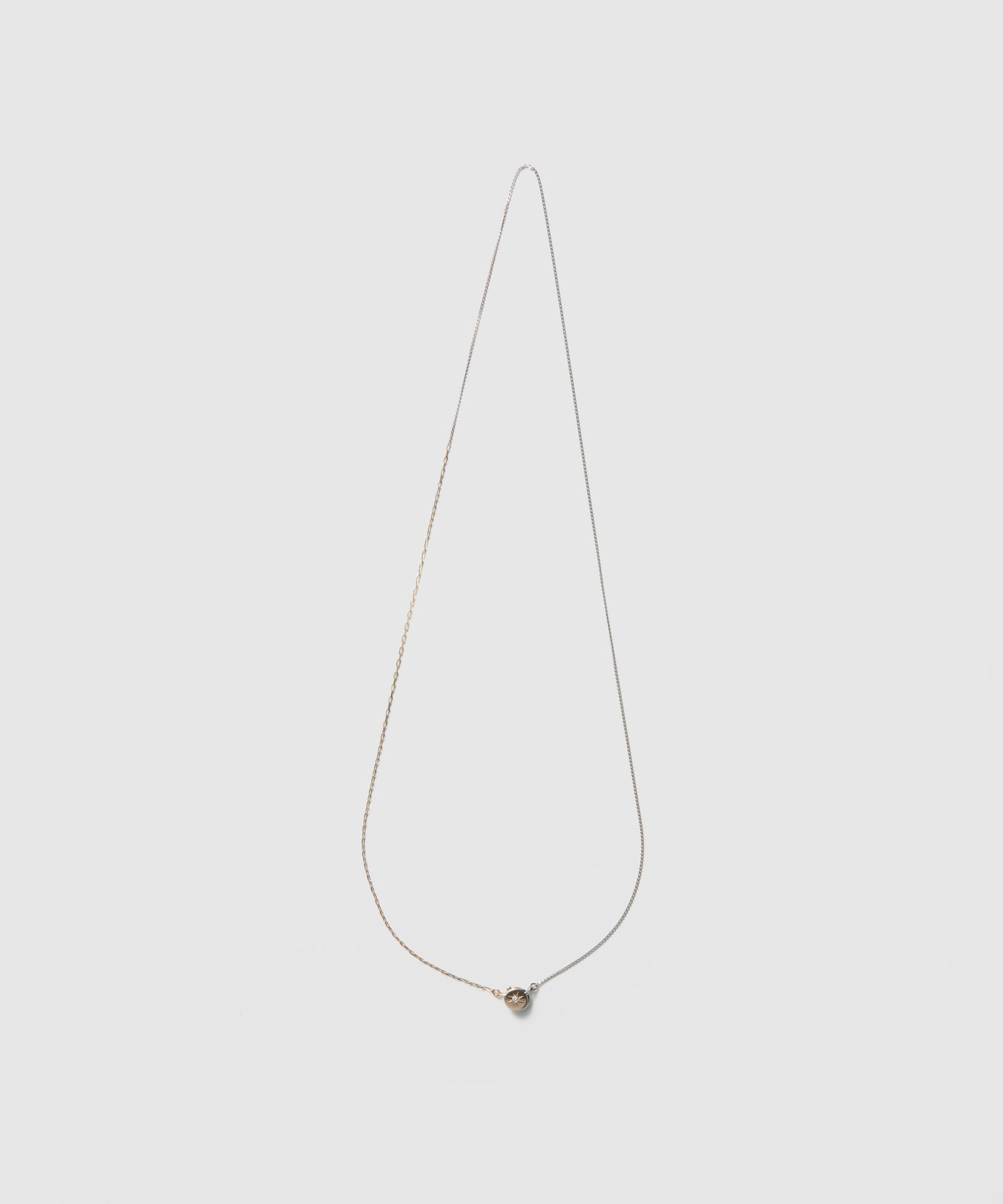 Diamond Glove Asymmetric Necklace3(PT) : 2(K10)