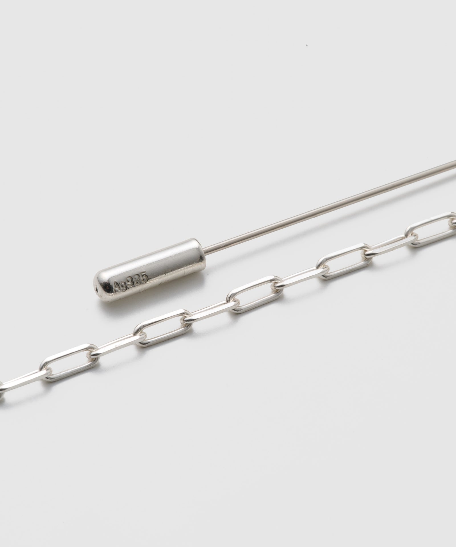 Drop Long Chain brooch｜SV925