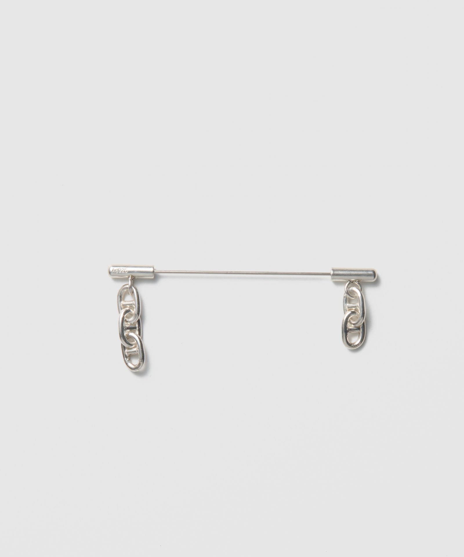 Drop Anchor Chain brooch｜SV925