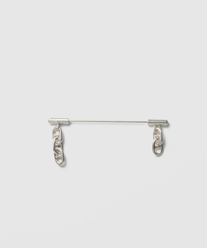 Drop Anchor Chain brooch｜SV925