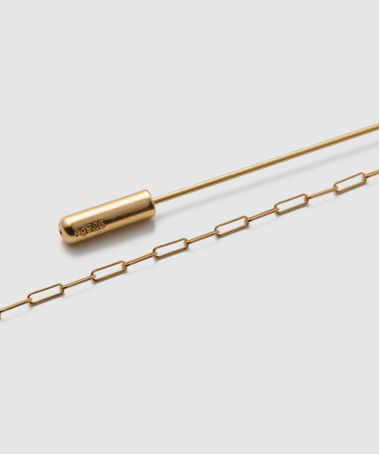 Sewing Chain brooch｜SV925