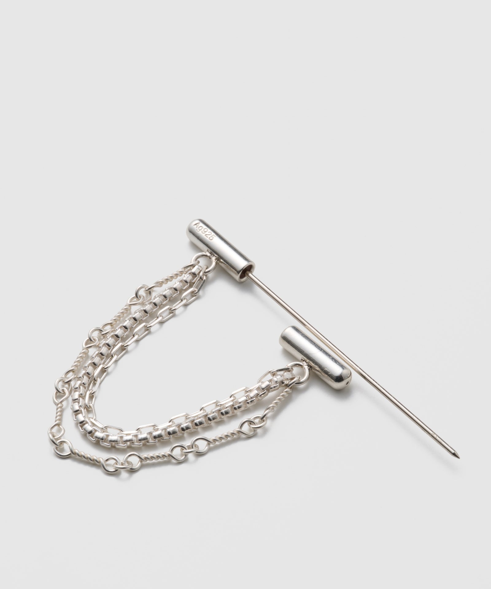 Drape Chain brooch｜SV925